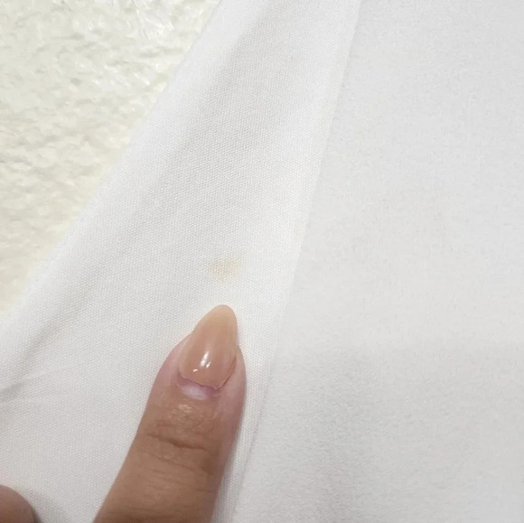 Lulus Into Your Heart White Button Back Mermaid Maxi Dress M Wedding Bride - Picture 12 of 15